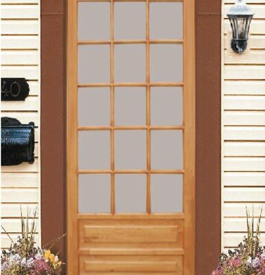 32x80 wood screen door