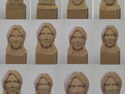 wood carving face patterns