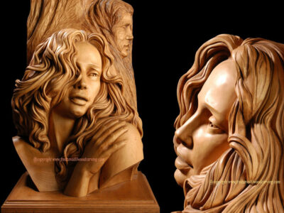 wood carving statues