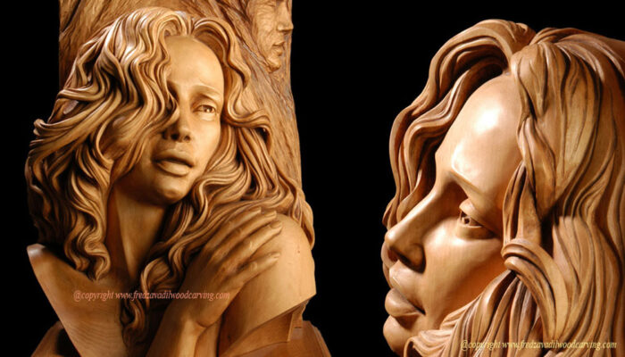 wood carving statues